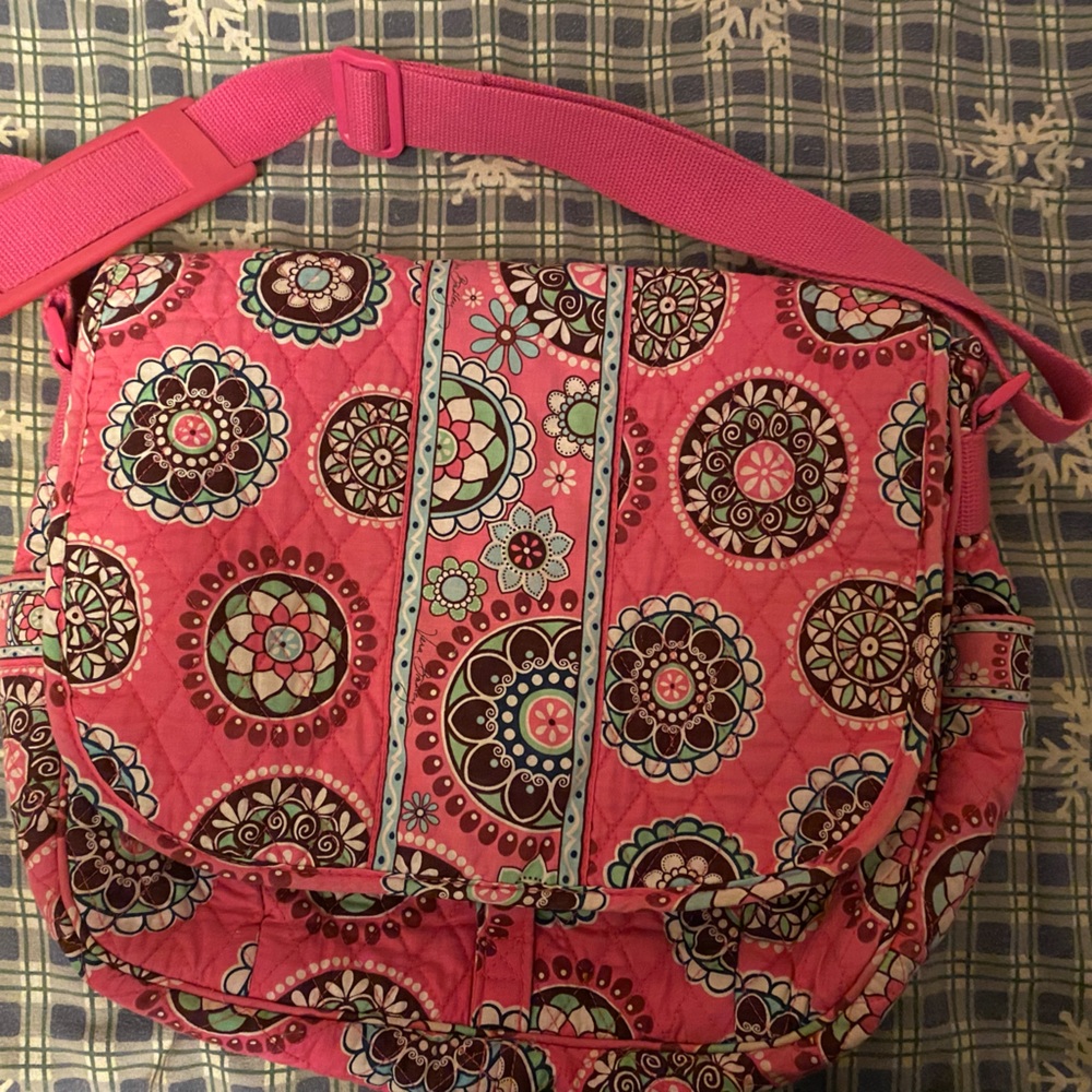 Large Pink Vera Bradley Satchel